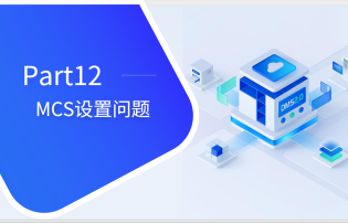 2.12 DMS之MCS设置注意事项