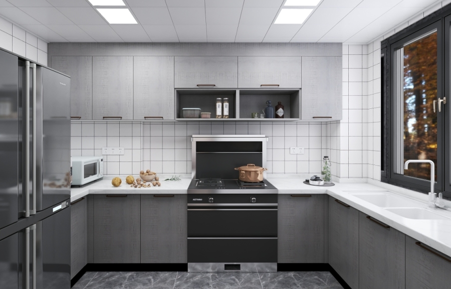 一體化時尚現(xiàn)代櫥柜空間設(shè)計