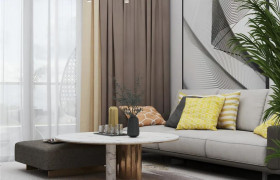 全屋案例-114m²简约轻奢，时尚高雅范