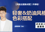 轻奢&奶油风格色彩搭配