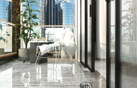 130㎡三居室，厨房只有4㎡却成最大亮点