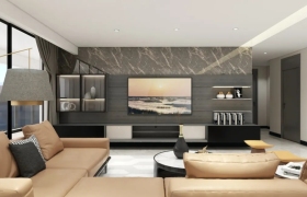 电视柜≠一字柜，收纳设计装出有颜有序客厅