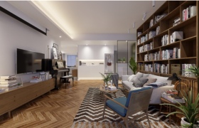 一家四口105㎡房，收纳和学习氛围满分！