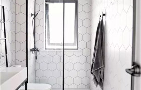 卫生间看上去好高级，原来是贴了这种墙砖